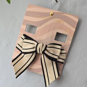 Sunday State Cloth Fabric Clip On Hair Bow